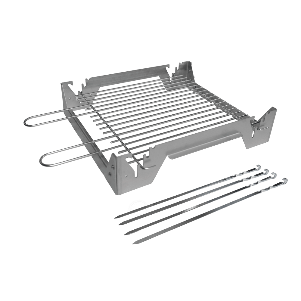 Häussler Holzbackofen HABO Grillrost inkl. 4 Grillspiesse